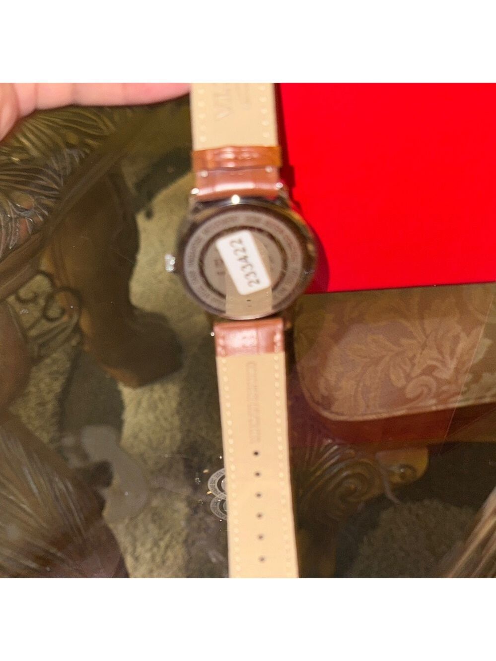 Invicta Celestial Quartz 43mm Dial with Chestnut Leather Strap MRSP $170 - Picture 10 of 15